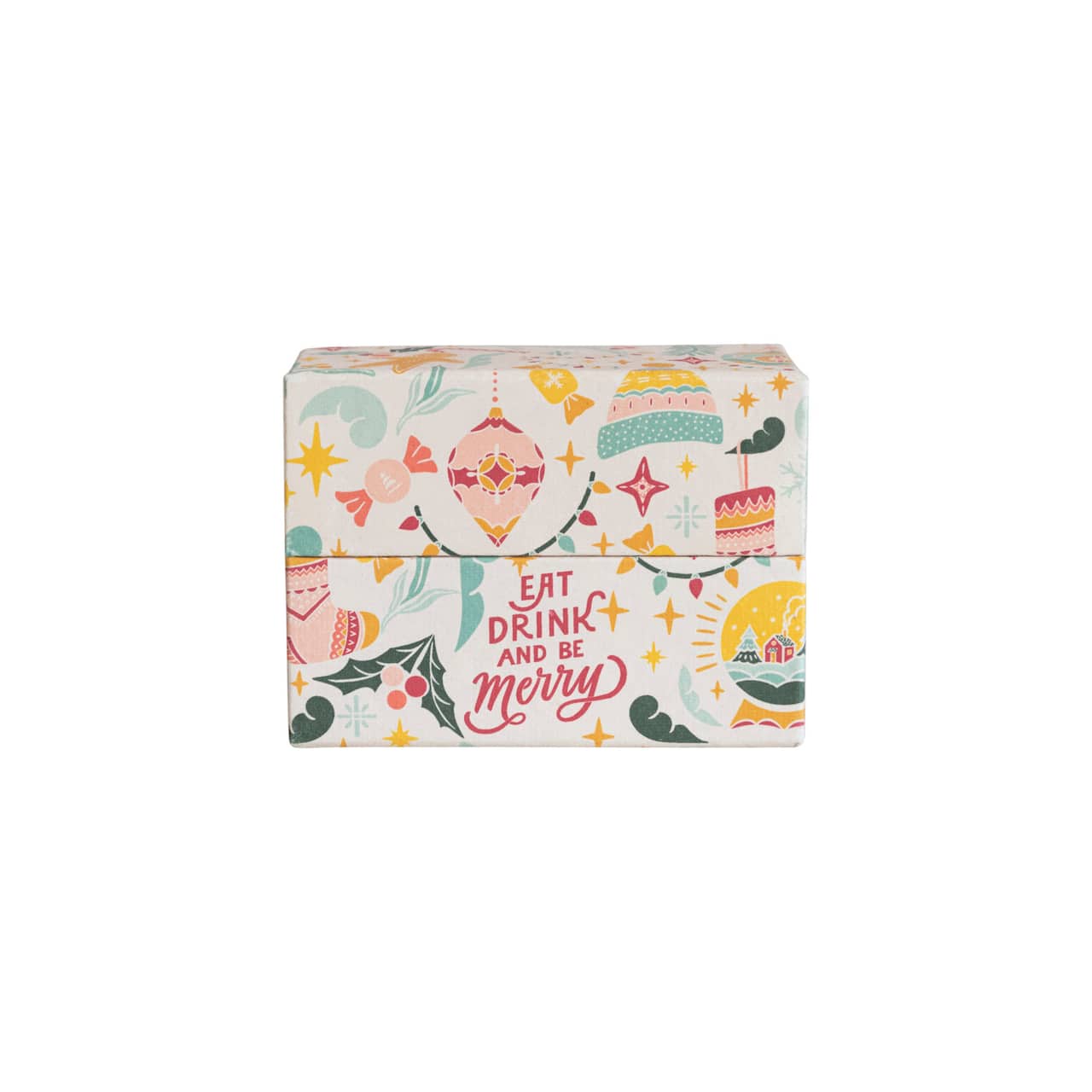 Hello Honey® Handmade Recycled Paper Recipe Box with 36 Recipe Cards